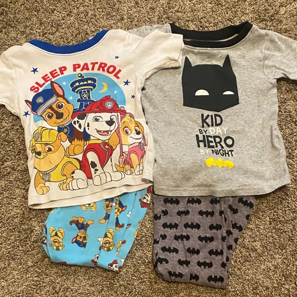 Pajama Bundle Size 3T Paw Patrol Batman